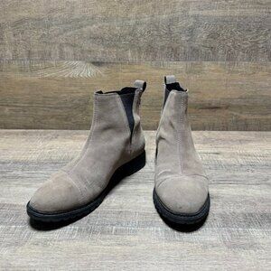 Toms Cleo Tan Suede Ankle Boots Women's Size 8.5